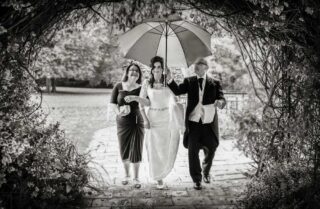 Sopwell House wedding in the rain