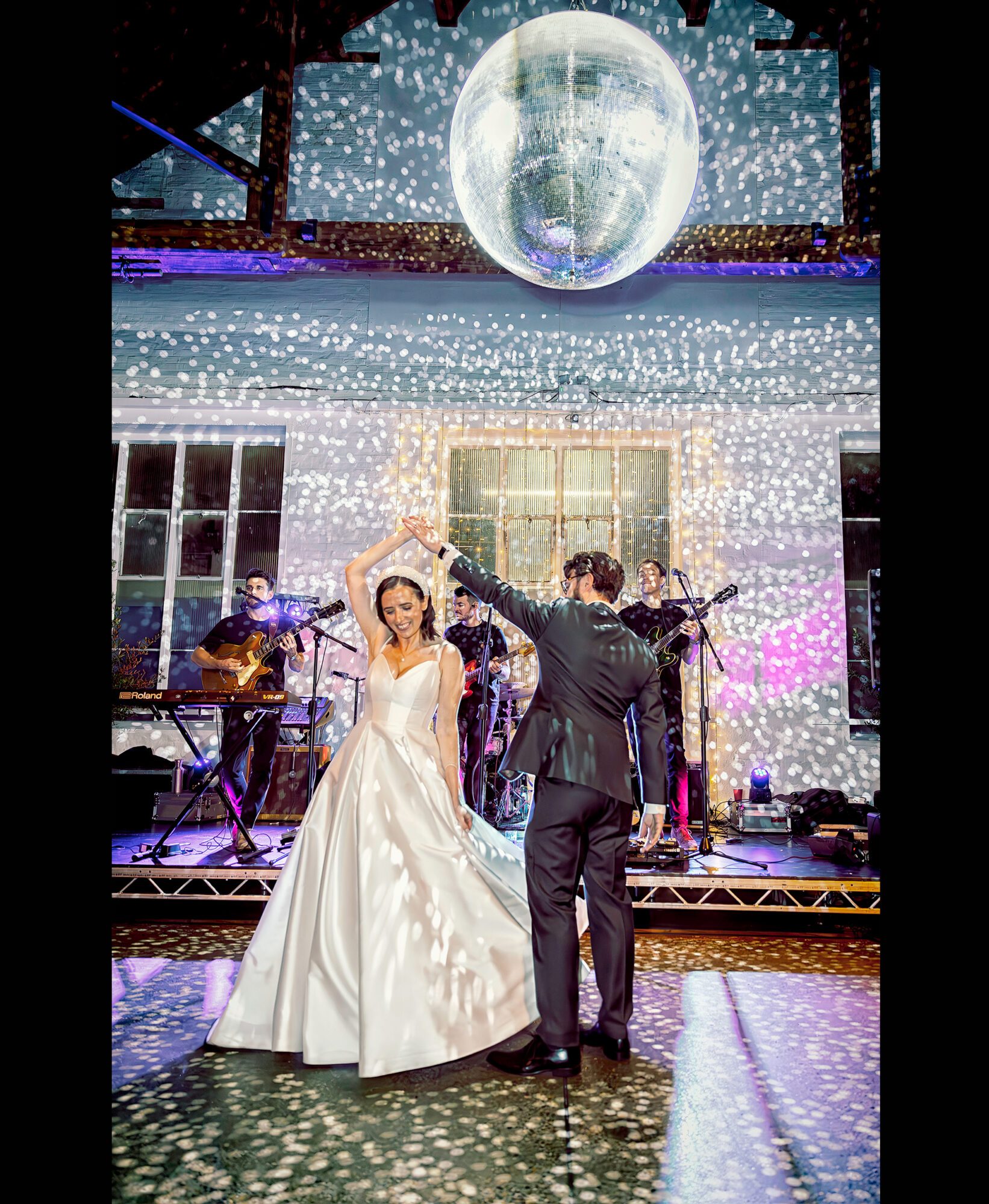 First dance for bride and groom Trinity Buoy Wharf Wedding 2