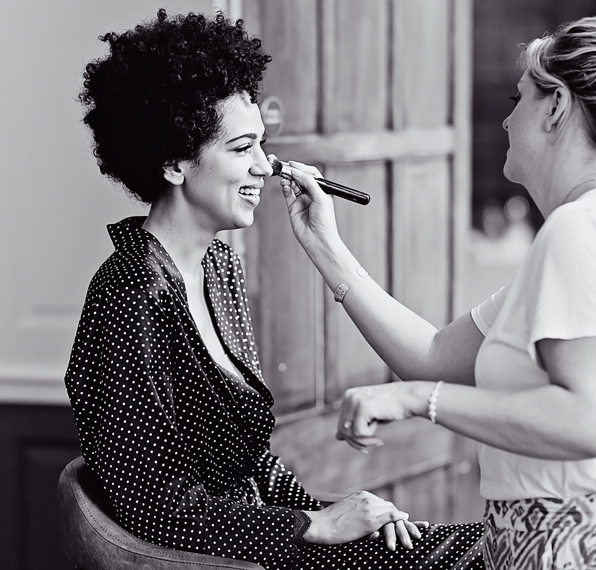 Bride make up Wotton House wedding