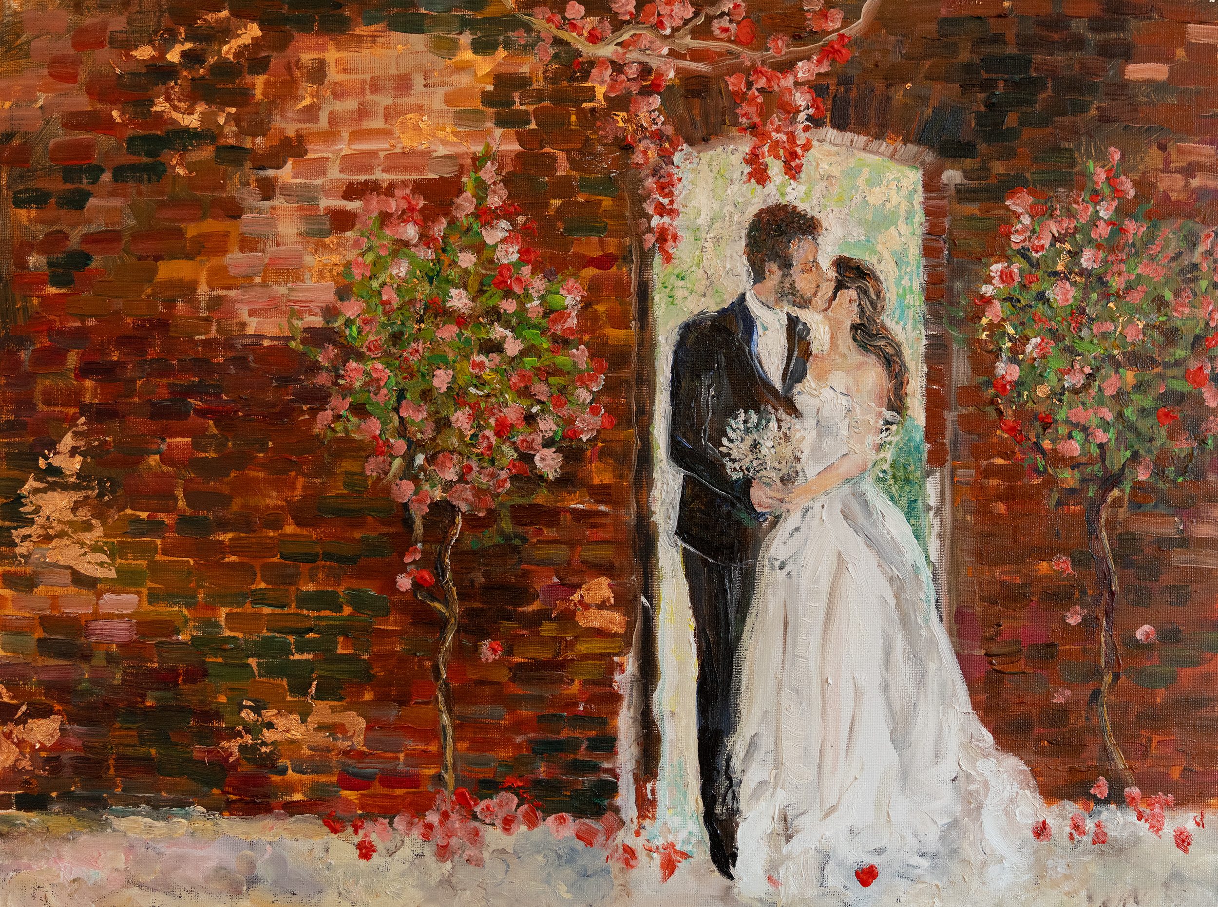 Wedding painting by Joanna Constable Green
