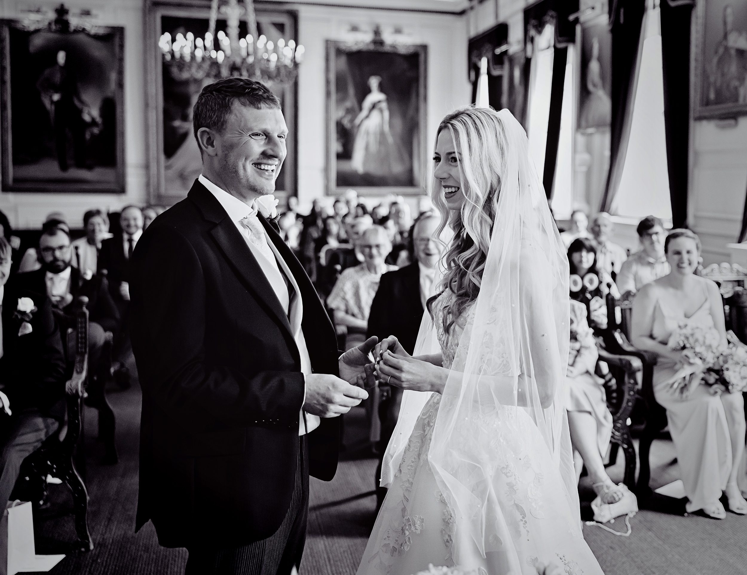 Exchange of rings Windsor Guildhall Wedding Ceremony