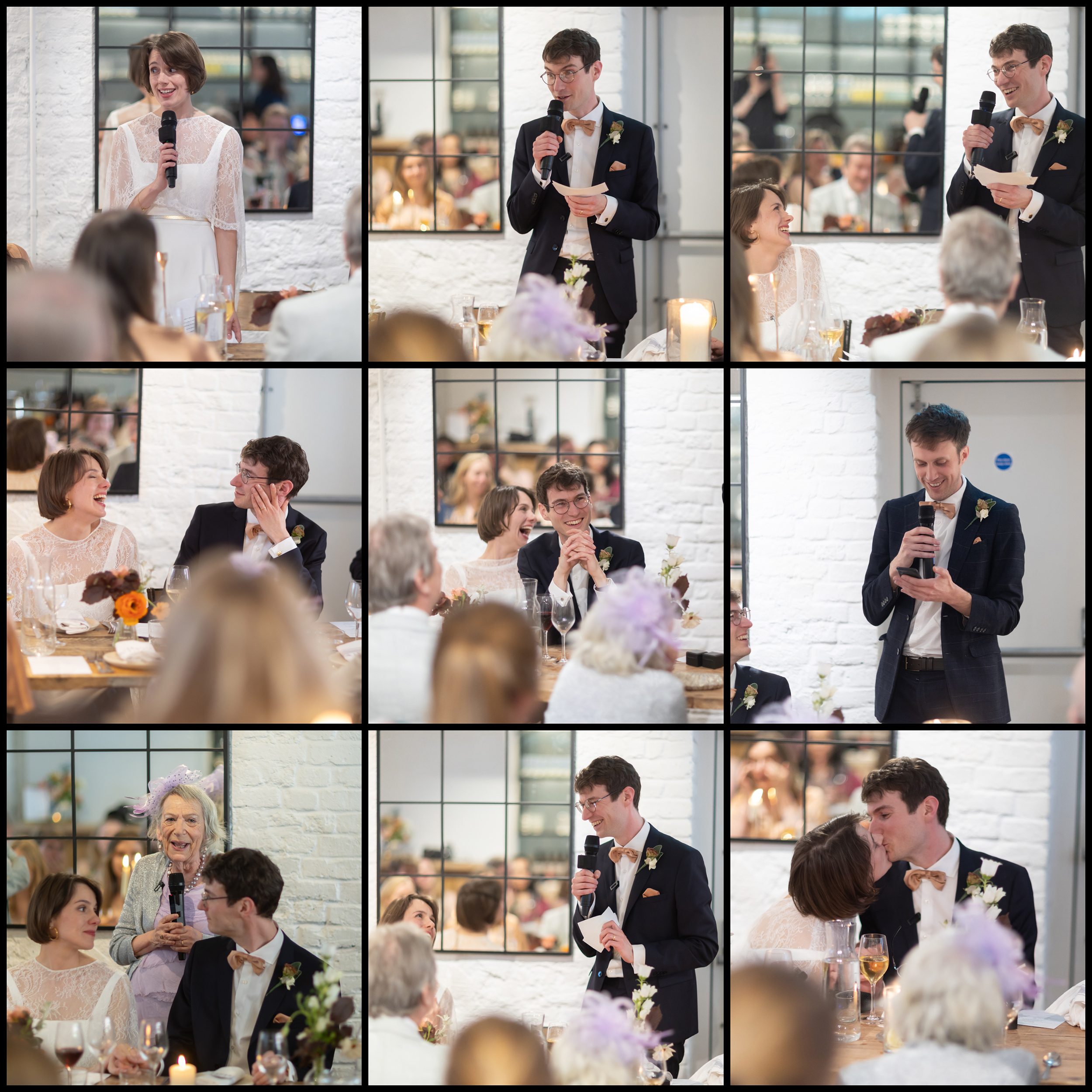 Carousel Reception speeches collage