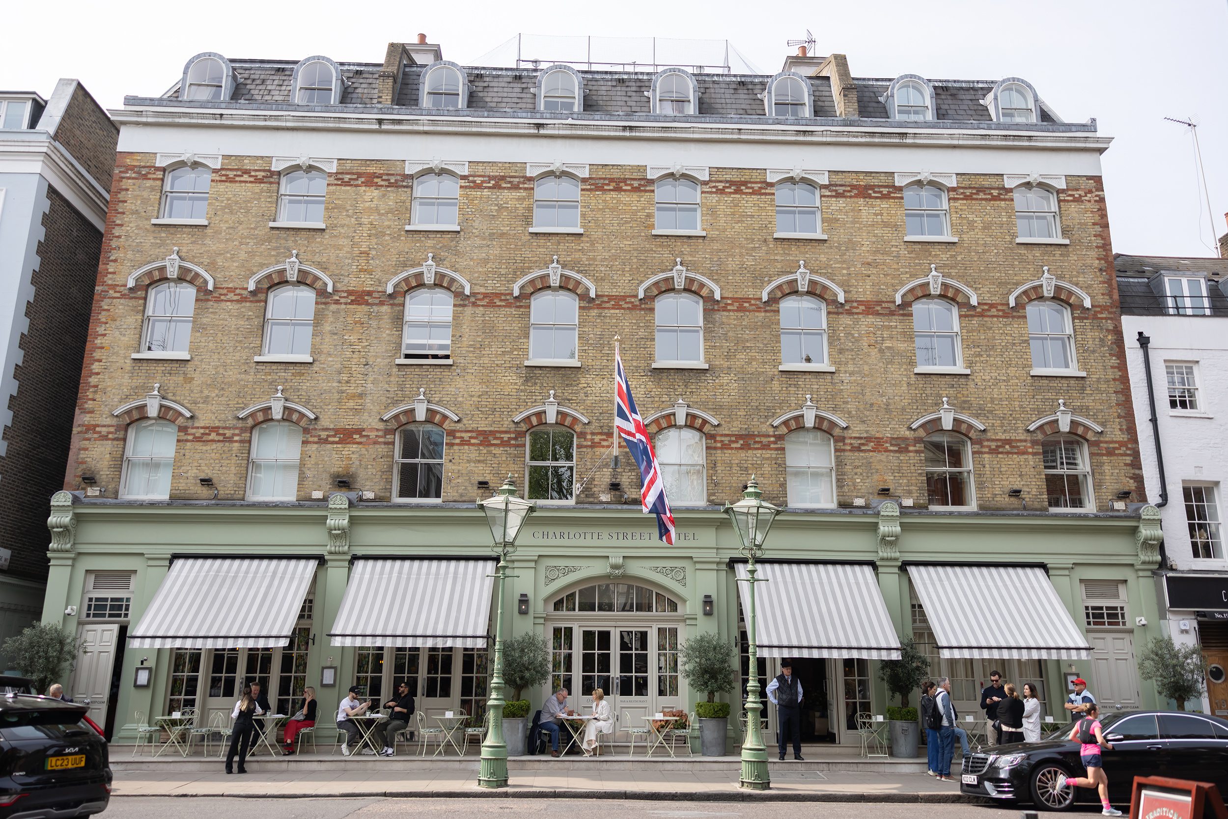 Exterior of Charlotte Street Hotel London