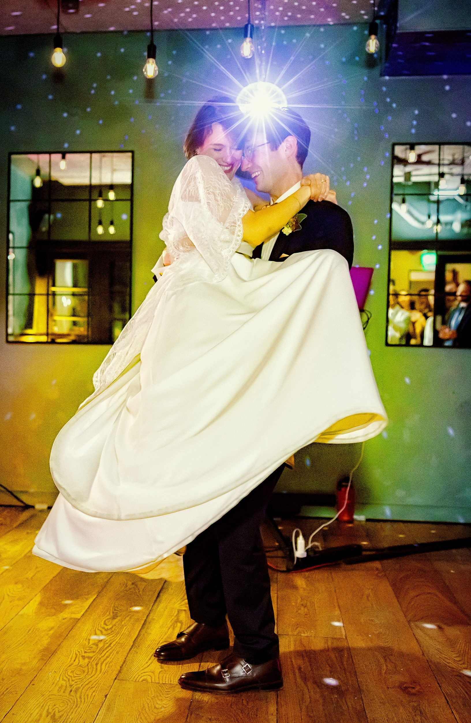 First-dance-Carousel-Charlotte-Street-wedding-reception
