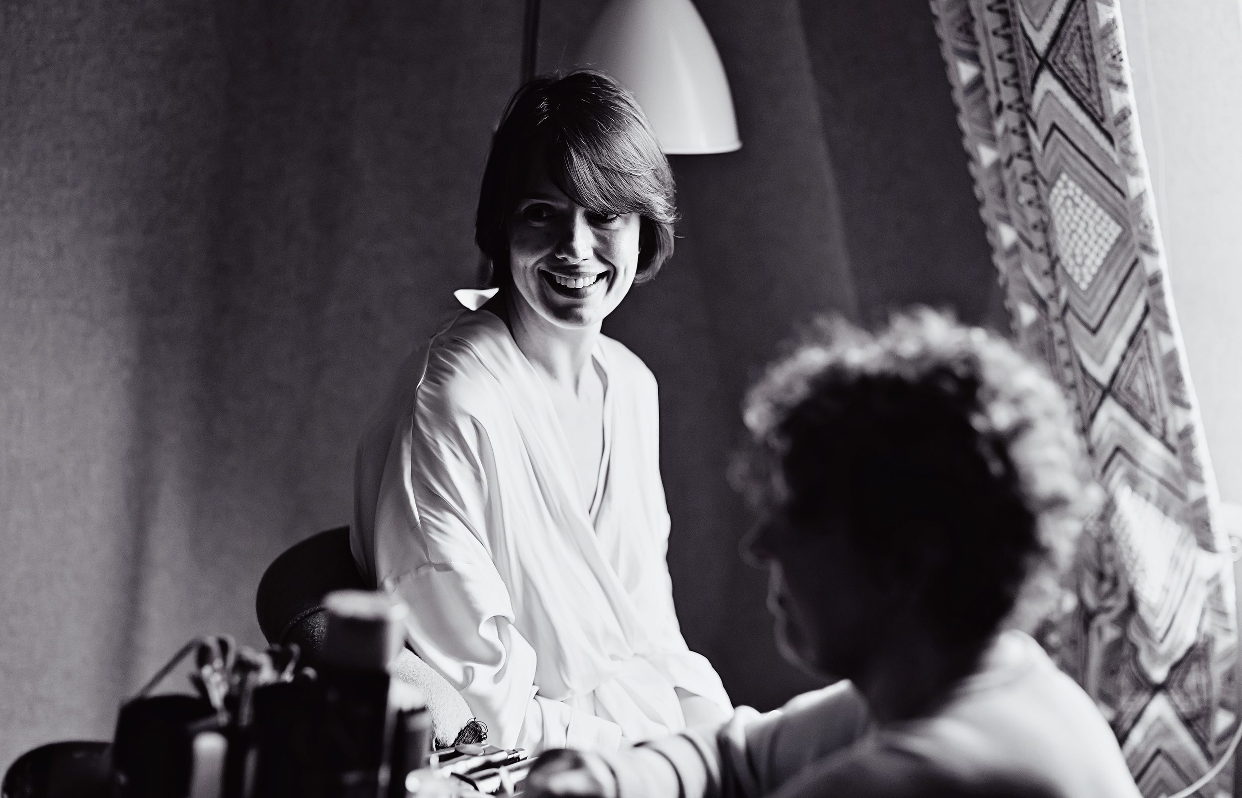 Fitzrovia Chapel wedding photographer prep shot