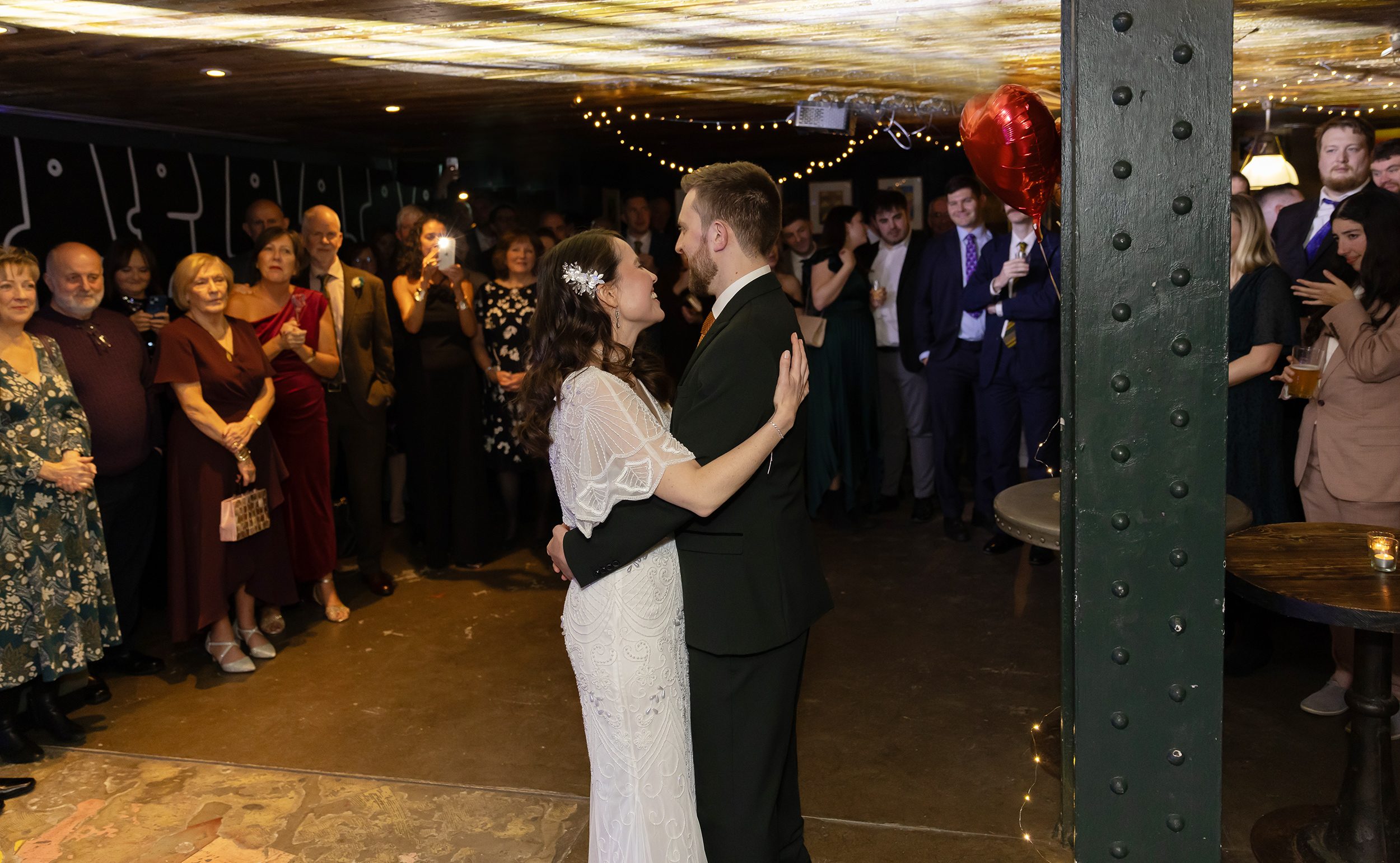 First dance after Islington wedding at Never For Ever